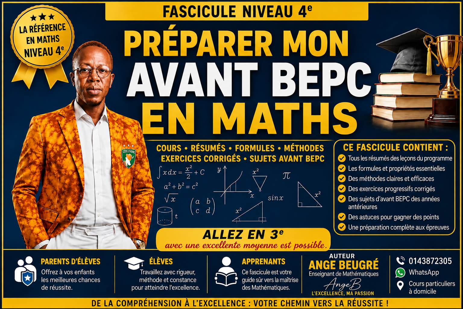 MON AVANT BEPC En MATHS ( 4e)