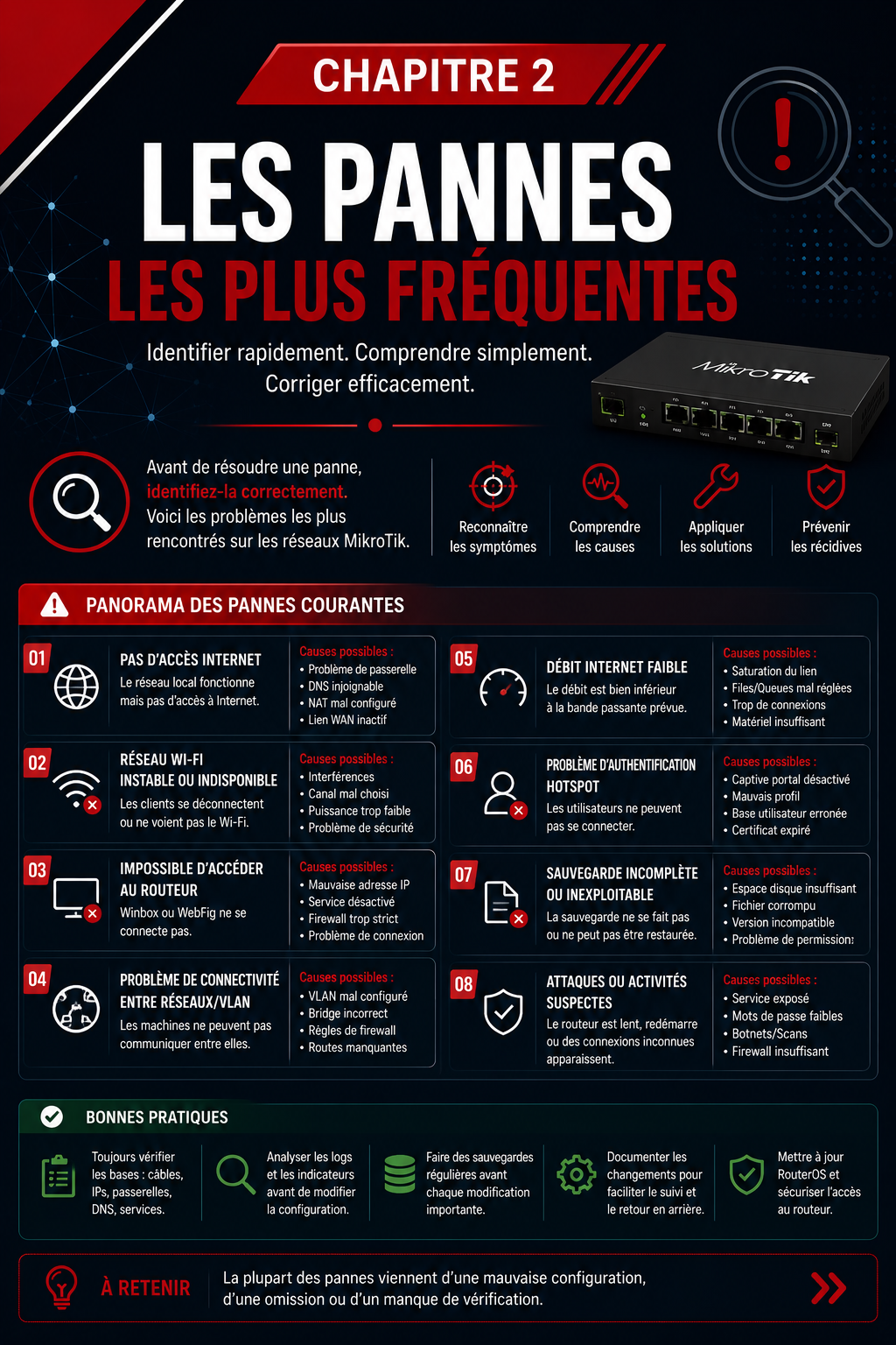 Guide pratique du dépannage MikroTik