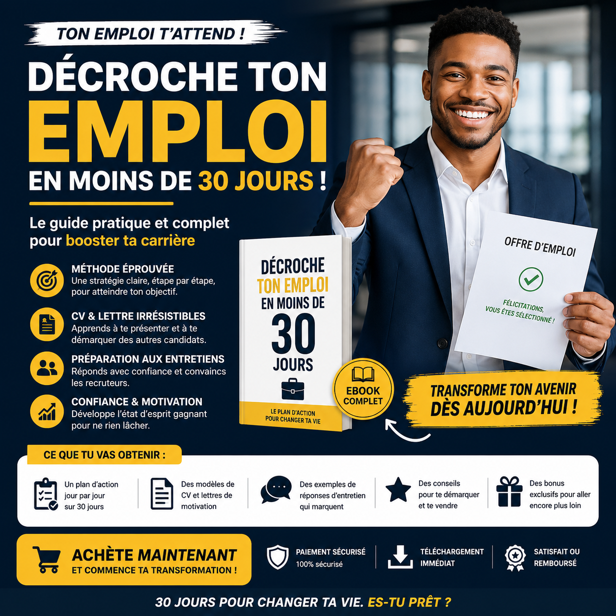 🚀 Décroche ton emploi en moins de 30 jours