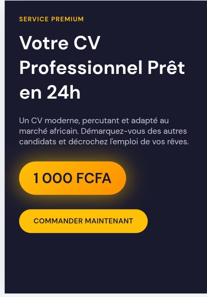 RÉDACTION CV PROFESSIONNEL ATS