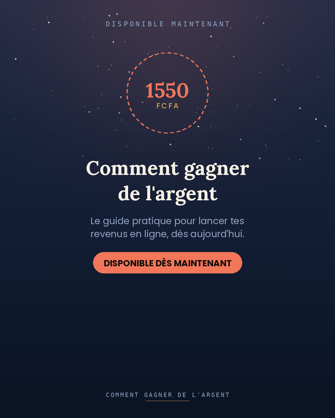 Comment gagner de l'argent
