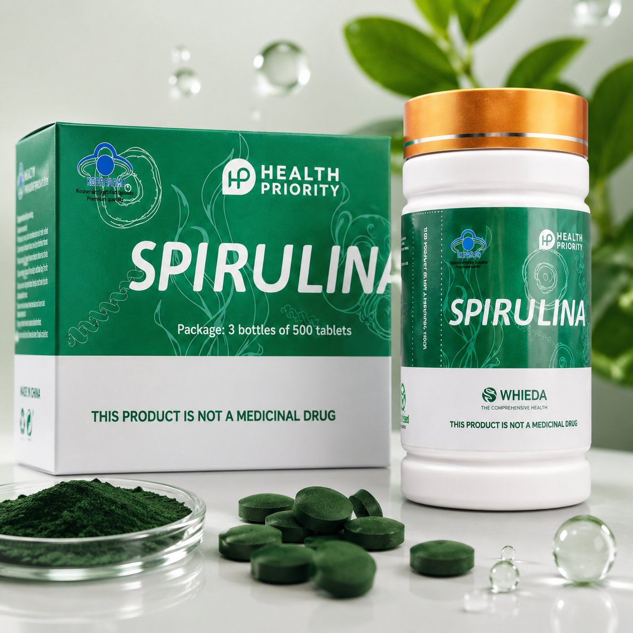 Spirulina 100 % naturelle – Soutien nutritionnel quotidien