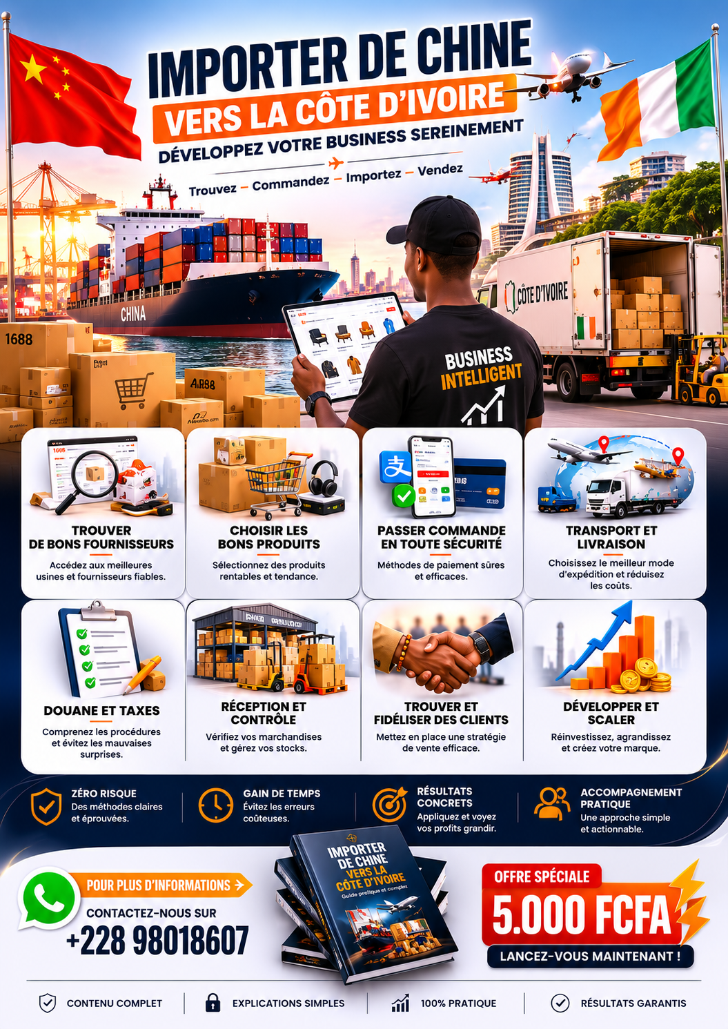 📘 Importer de la Chine vers la Côte d'Ivoire