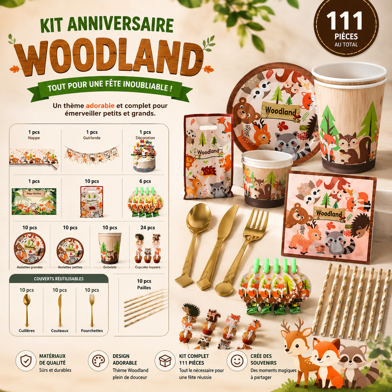 Kits d'anniversaire pour enfant