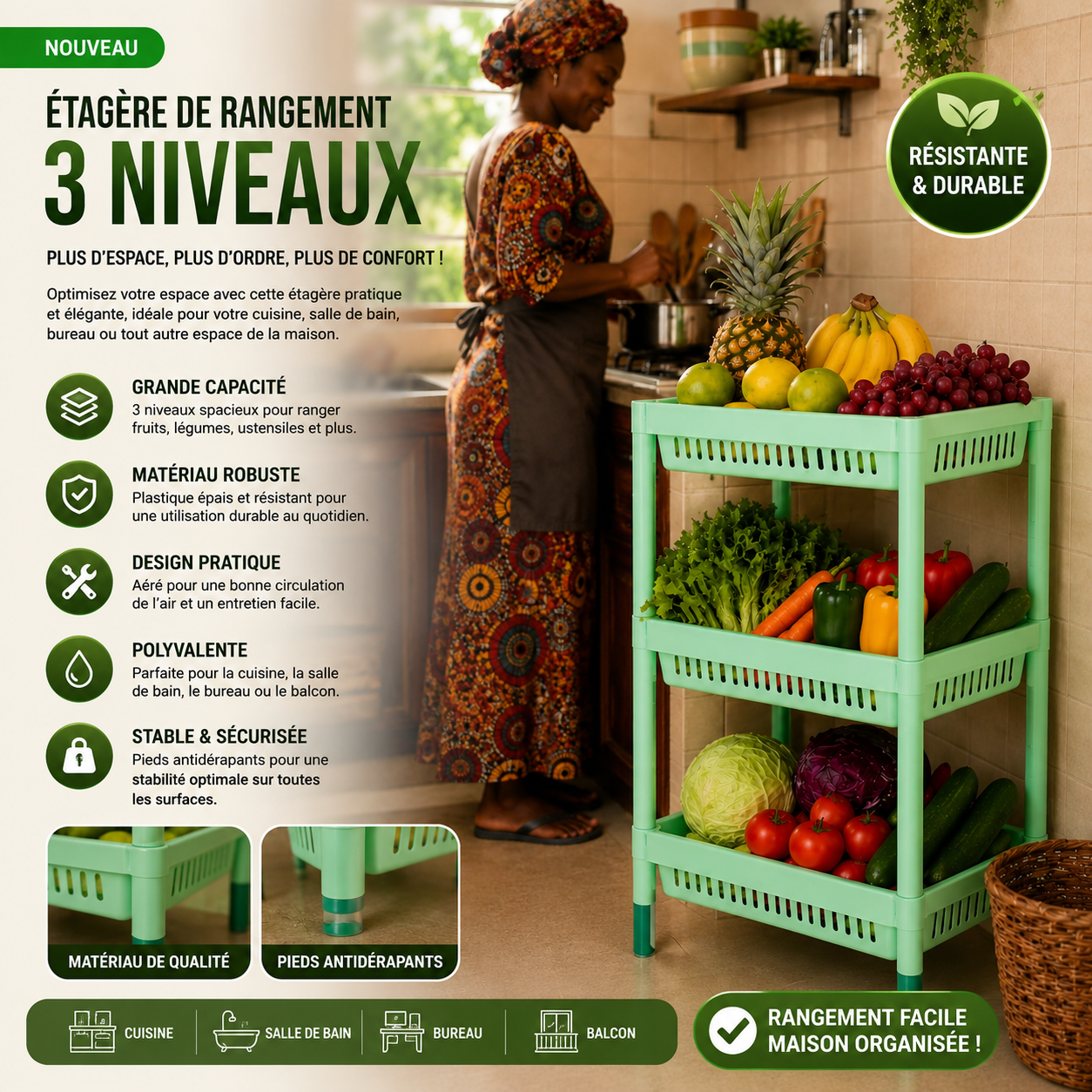 Optimisez votre espace avec style.