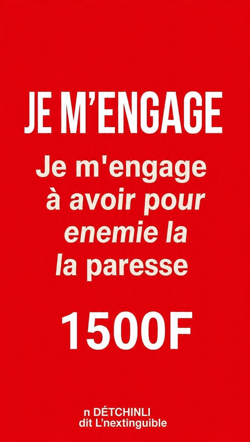 JE M'ENGAGE