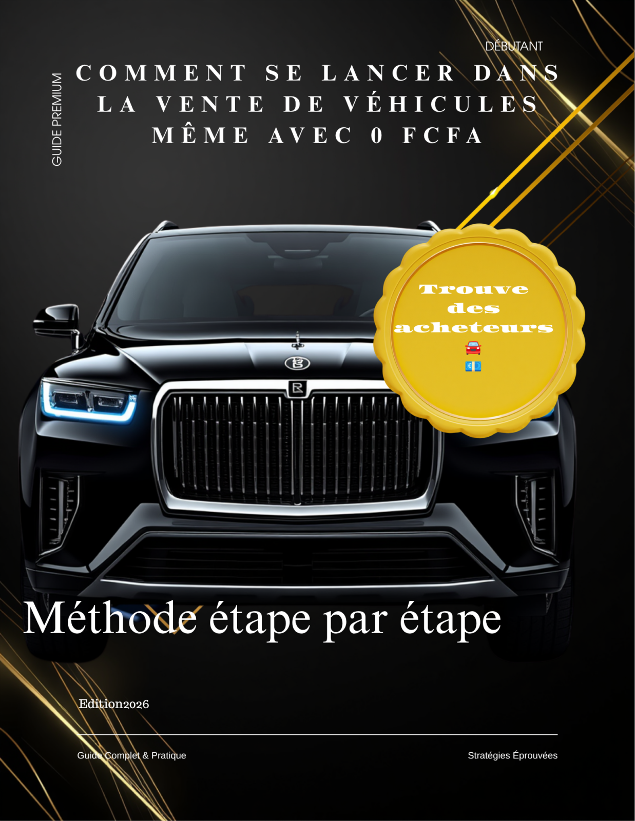 Idées business: comment se lancer dans la vente de véhicules même avec 0f