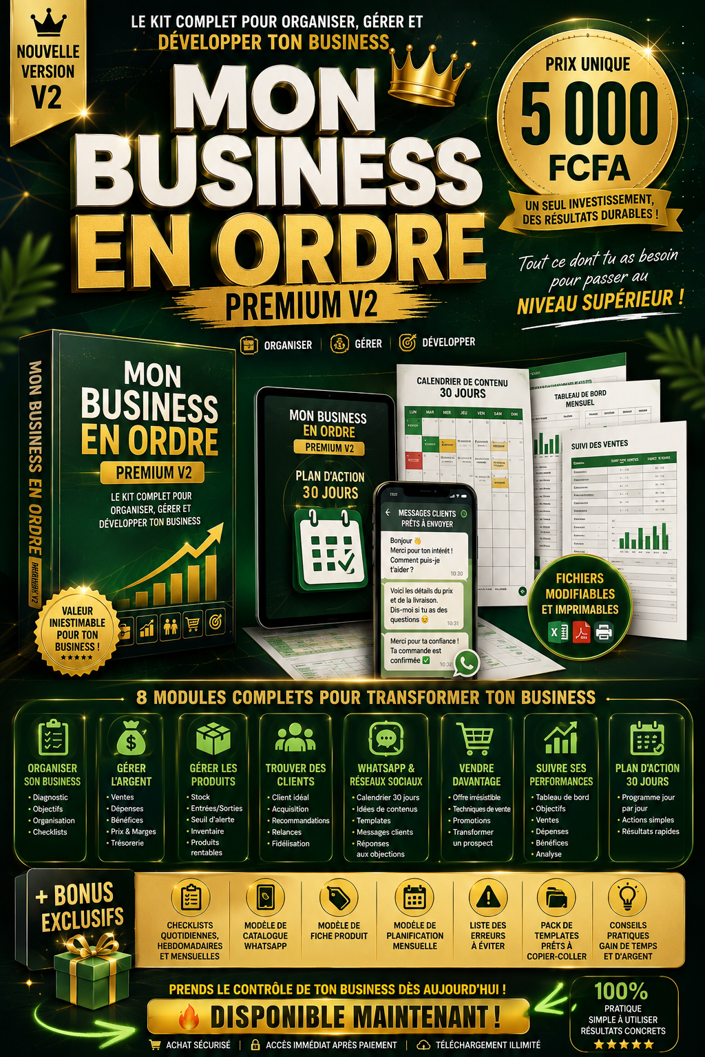MON BUSINESS EN ORDRE — PREMIUM V2