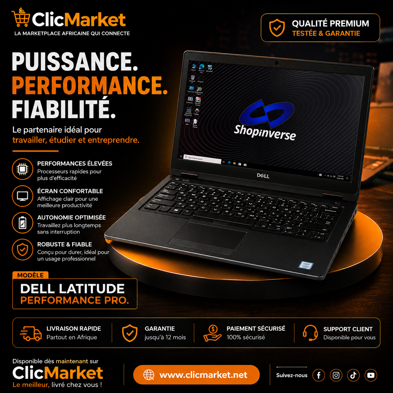 Dell Latitude, la performance professionnelle à portée de main