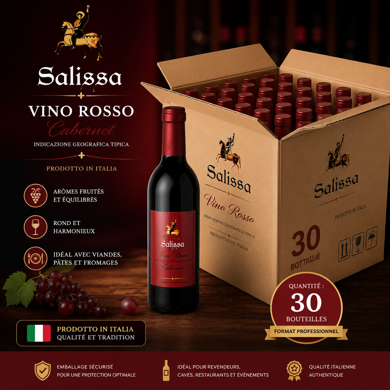 Salissa, l'élégance du vin italien