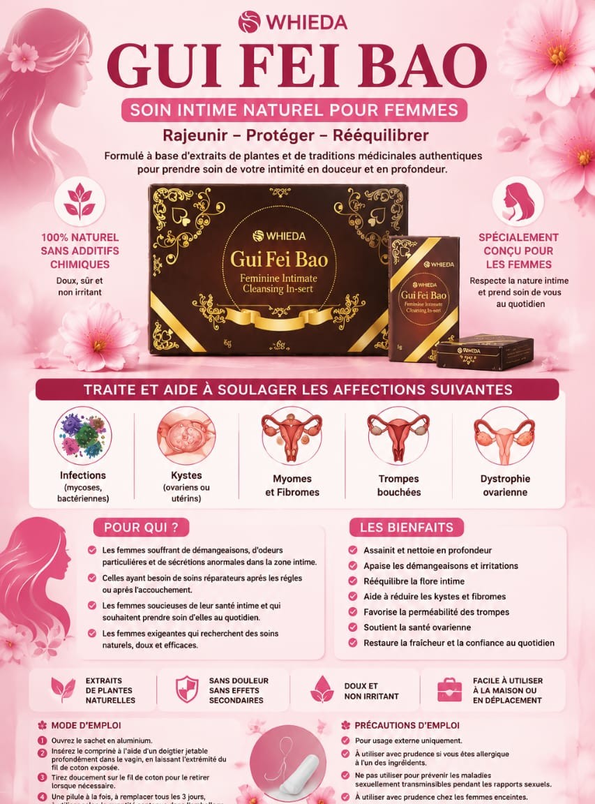 GUI FEI BAO , Soin intime pour femme