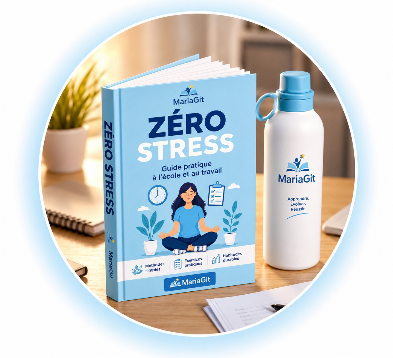 Zéro stress: Guide pratique pour l'école et au travail